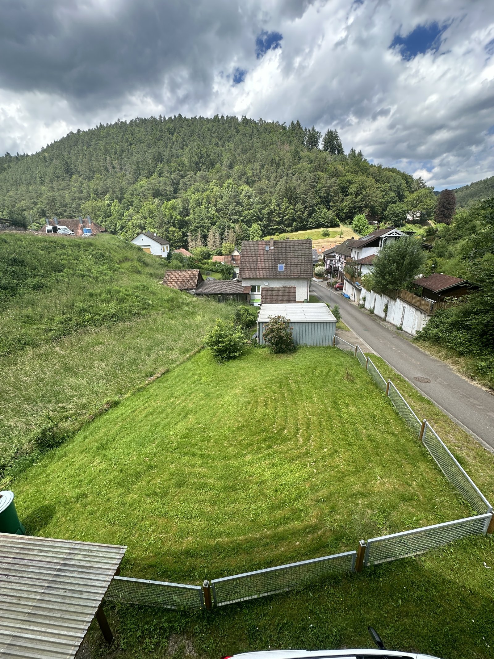 Garten und Blick